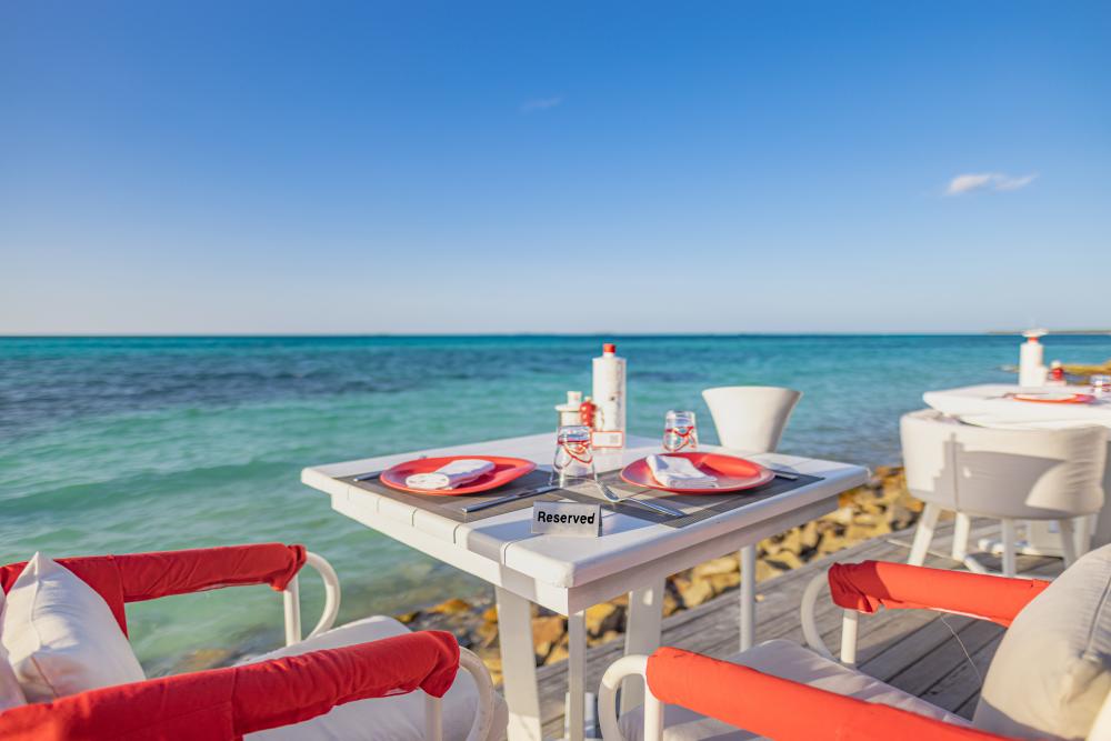 Luxurious Waterfront Deck at Sunrise in Little Torch Key